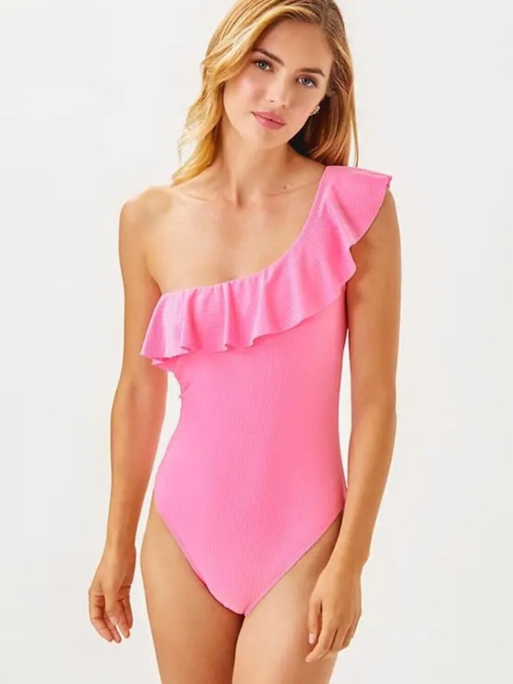 Lilly Pulitzer Caelum Ruffle One-Piece Swimsuit NWT